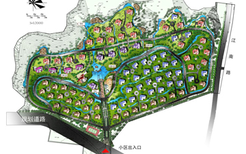 江蘇常州恒山?尚水百棟別墅規劃設計